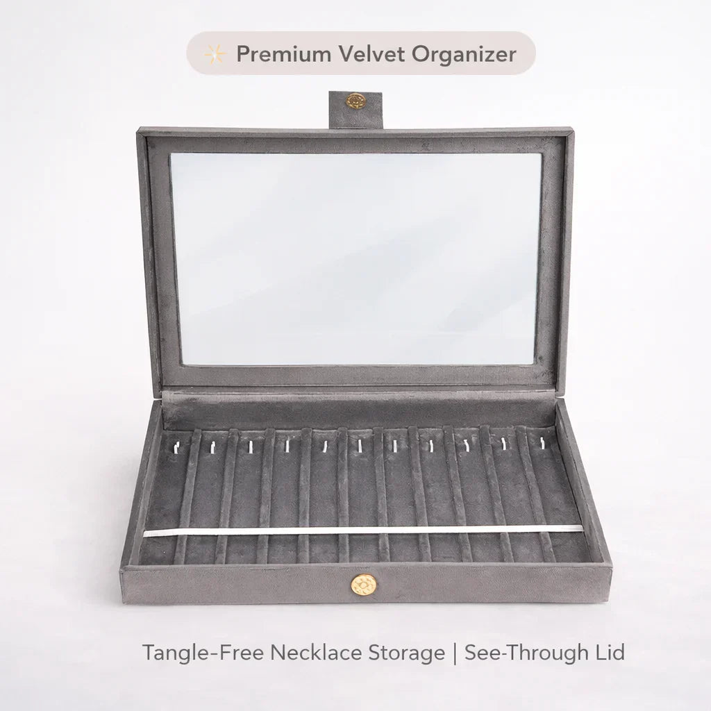 Premium Chain & Necklace Organizer Box