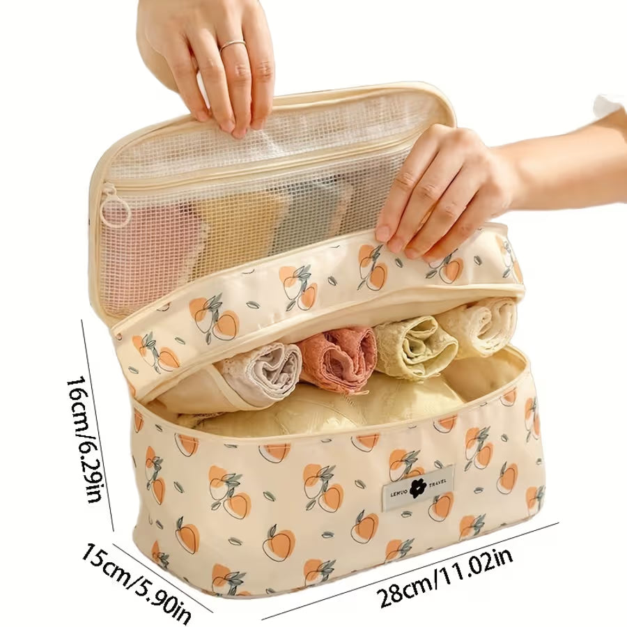 2 Layer Underwear Travel Storage Bag