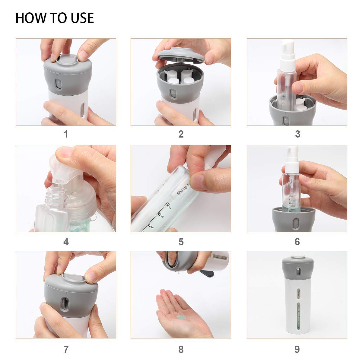4-in-1 Travel Dispenser