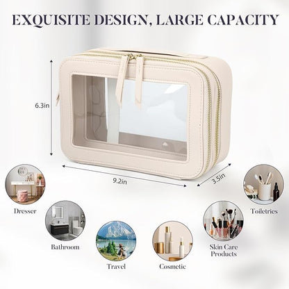 Double Layer Makeup Organizer Travel Bag