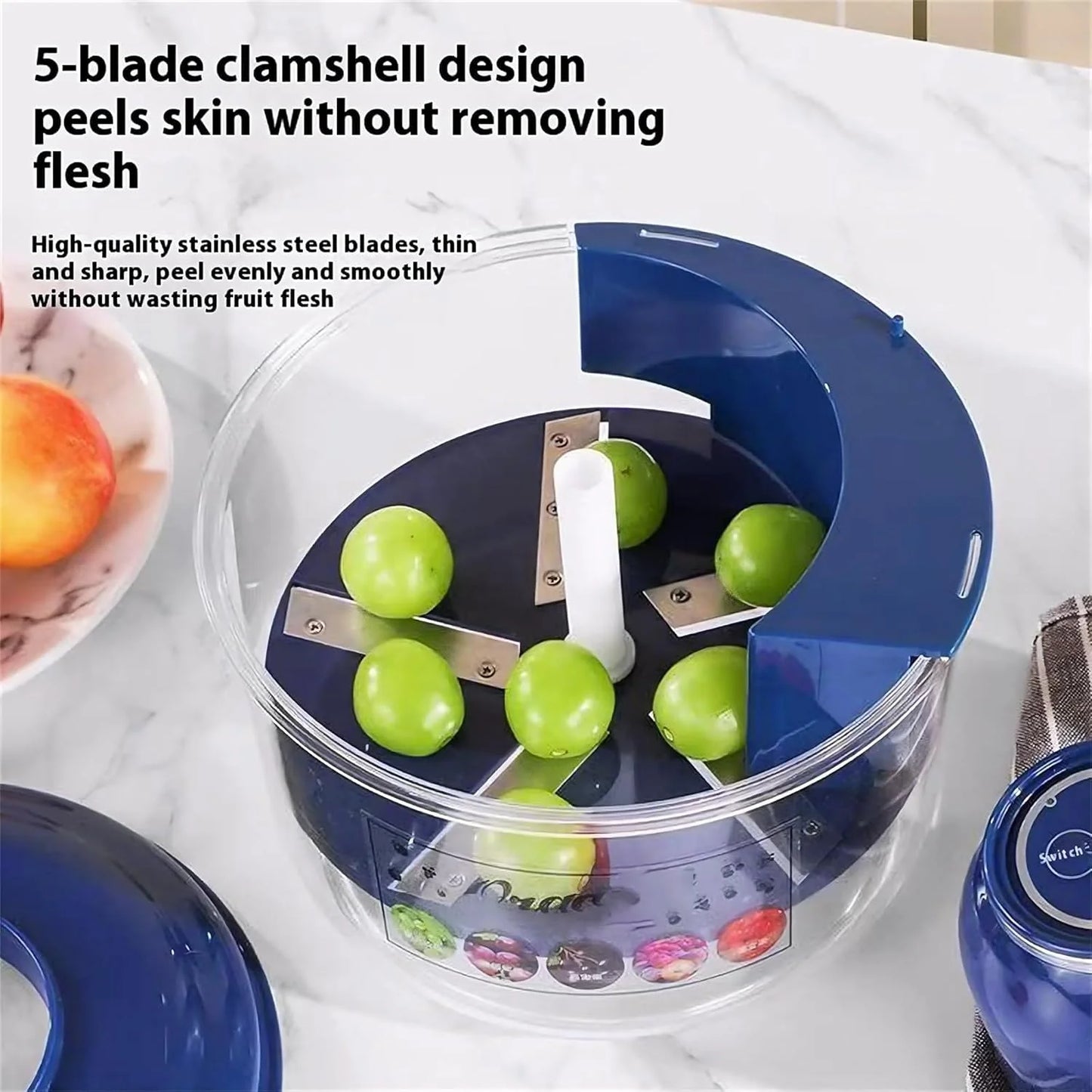 Portable Electric Fruit & Vegetable Peeler
