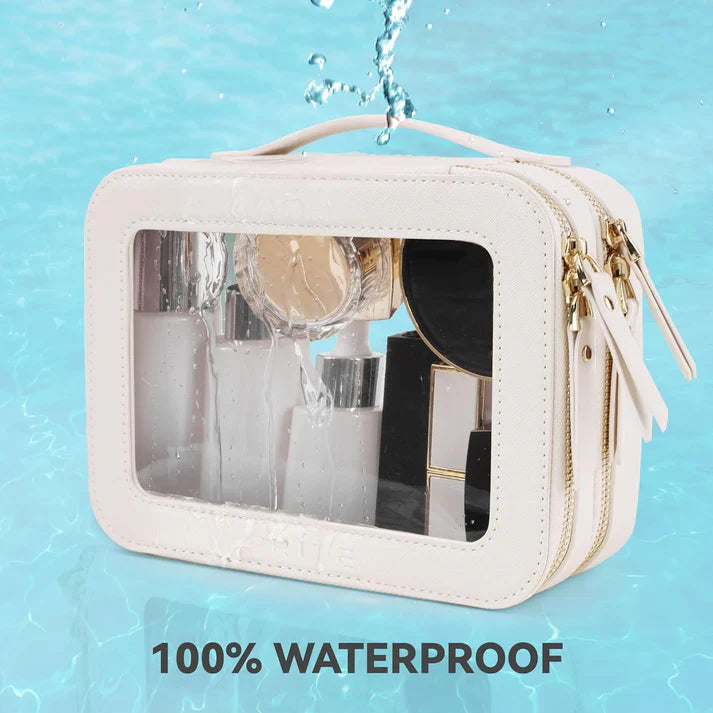 Double Layer Makeup Organizer Travel Bag