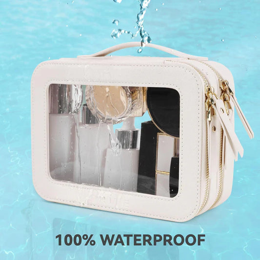 Double Layer Makeup Organizer Travel Bag