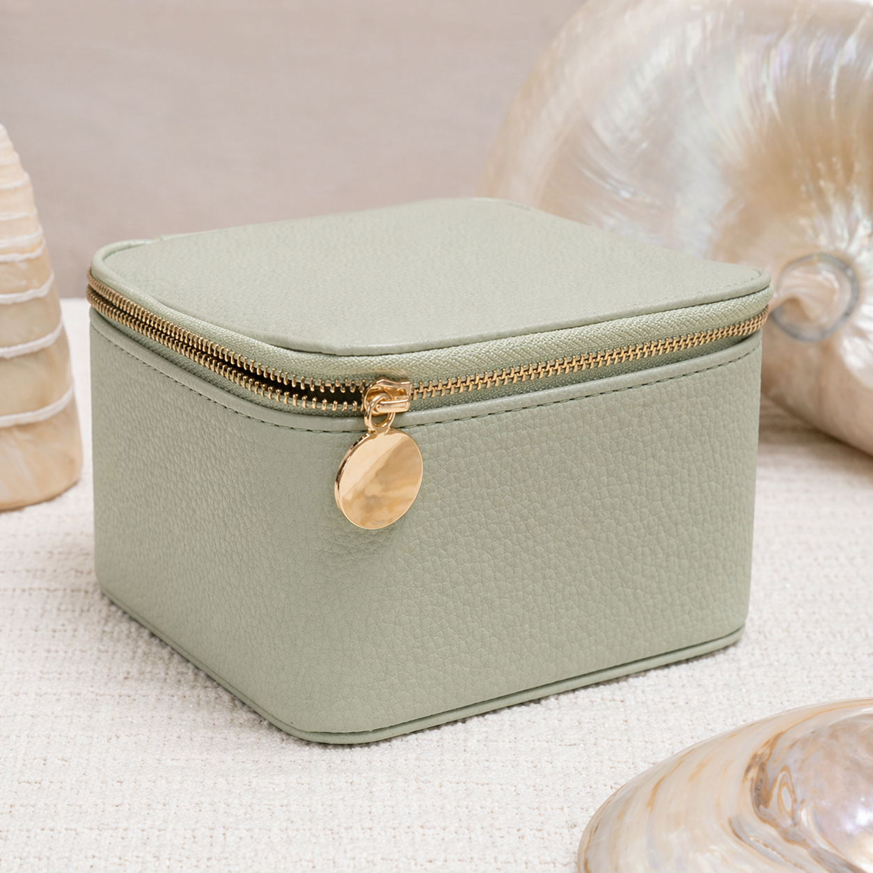 Travel Jewellery Organizer with 6 Zipper Pouches