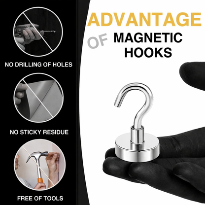 Multipurpose Strong Magnetic Steel Hooks