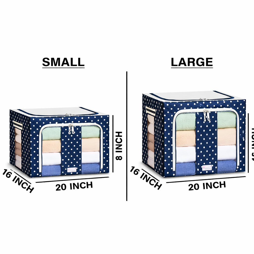 Large Capacity Clothing Storage Box-(Multi color)