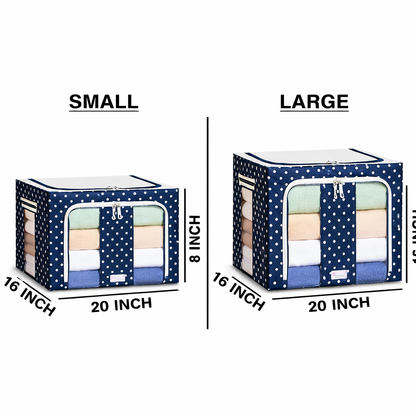 Large Capacity Clothing Storage Box-(Multi color)