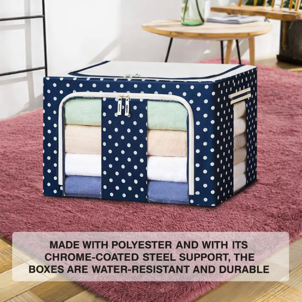Large Capacity Clothing Storage Box-(Multi color)