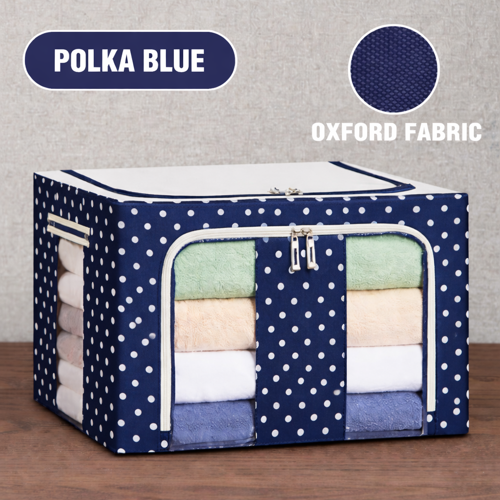 Large Capacity Clothing Storage Box-(Multi color)