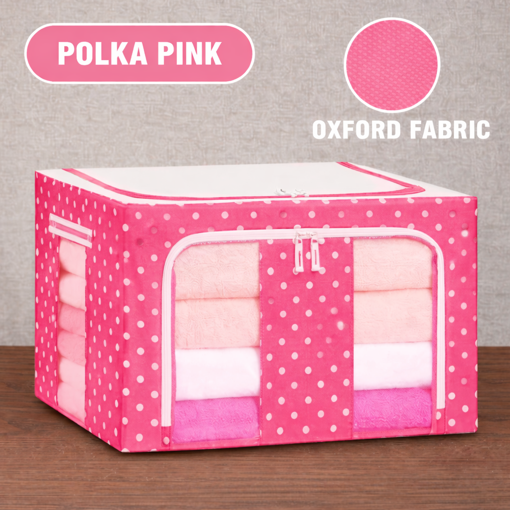 Large Capacity Clothing Storage Box-(Multi color)