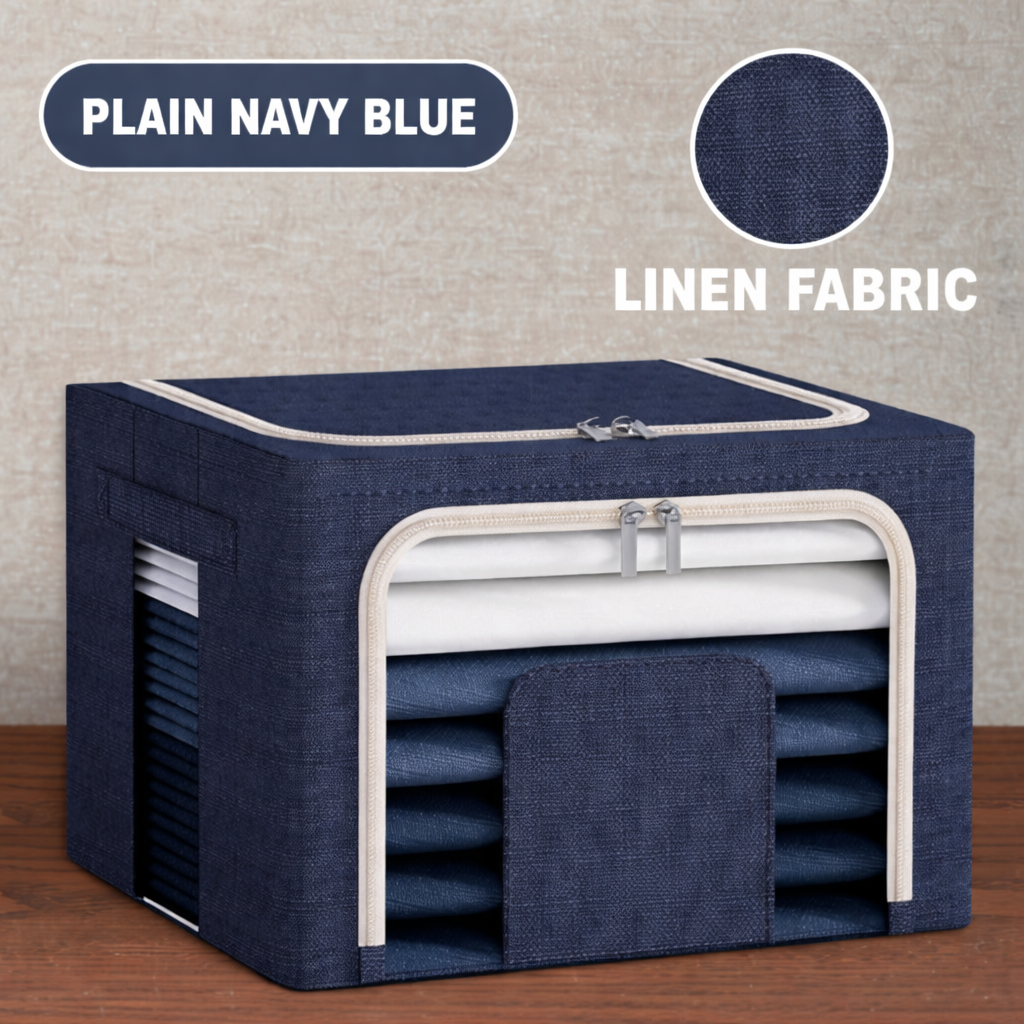 Large Capacity Clothing Storage Box-(Multi color)