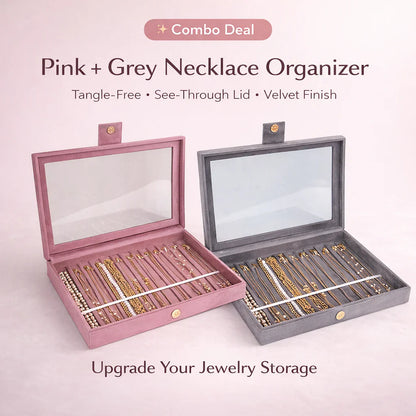 Premium Chain & Necklace Organizer Box