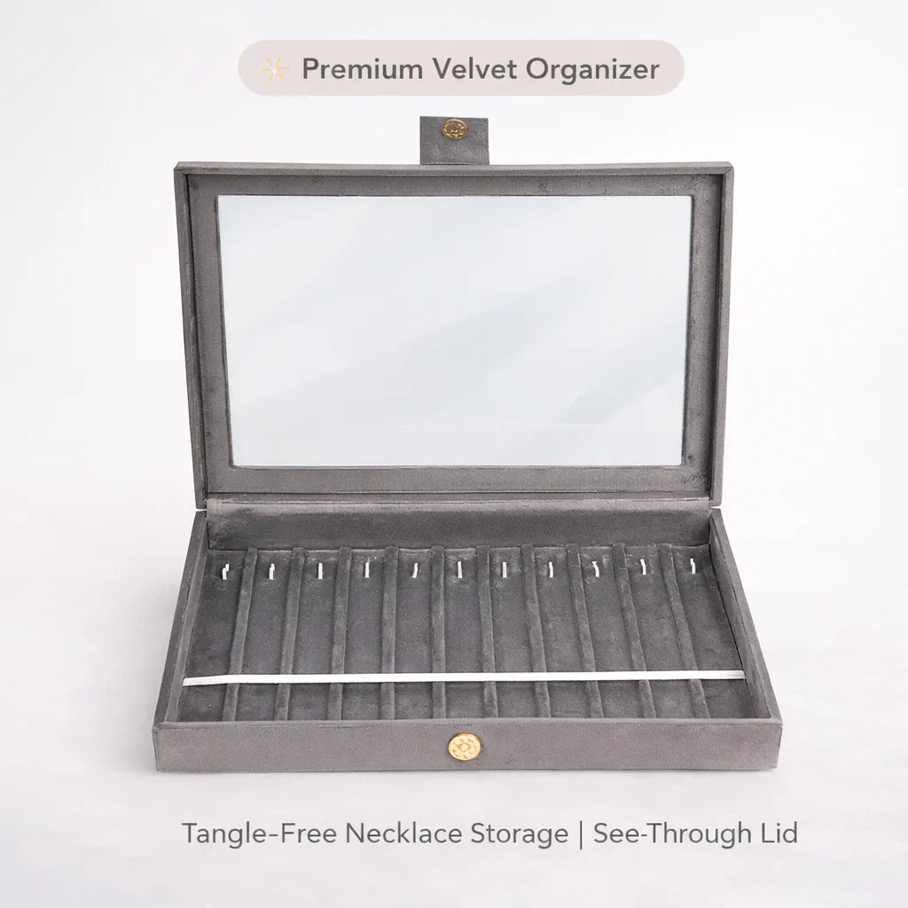 Premium Chain & Necklace Organizer Box