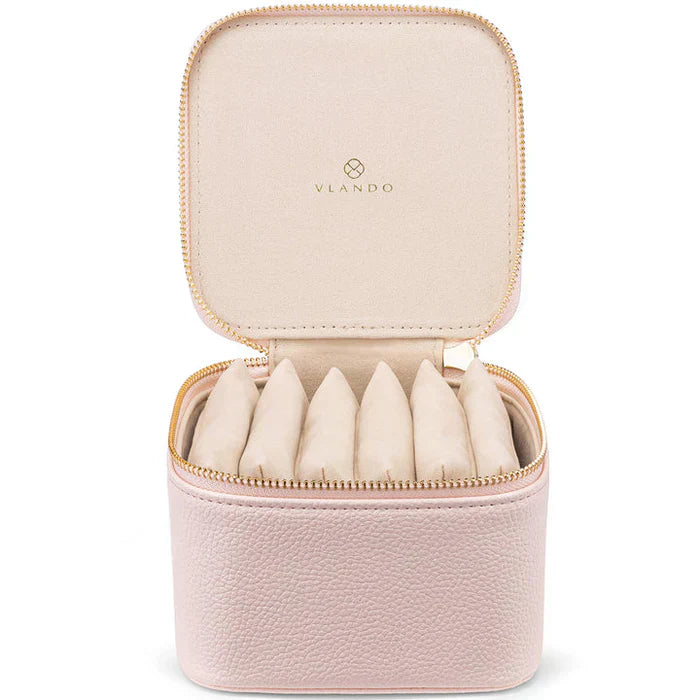 Travel Jewellery Organizer with 6 Zipper Pouches