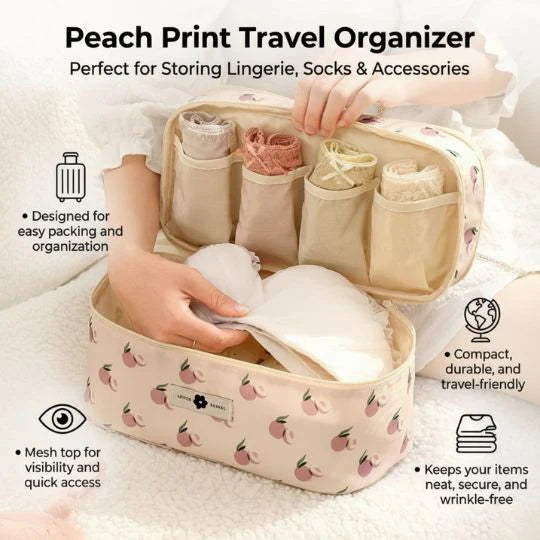 2 Layer Underwear Travel Storage Bag