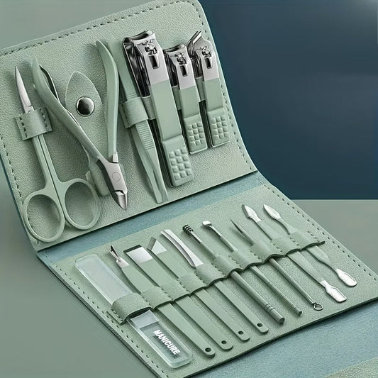 Nail Clippers Portable Set 16pcs