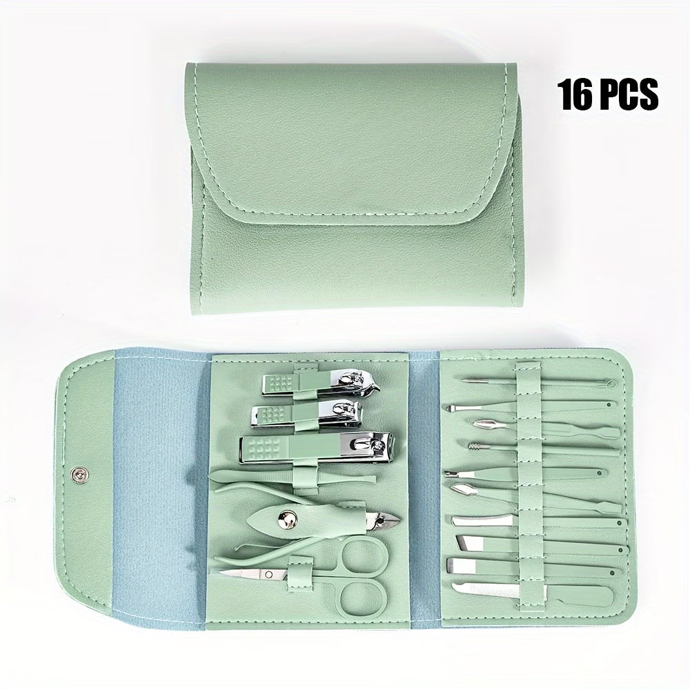 Nail Clippers Portable Set 16pcs