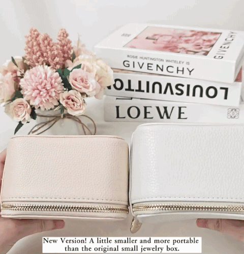 Travel Jewellery Organizer with 6 Zipper Pouches