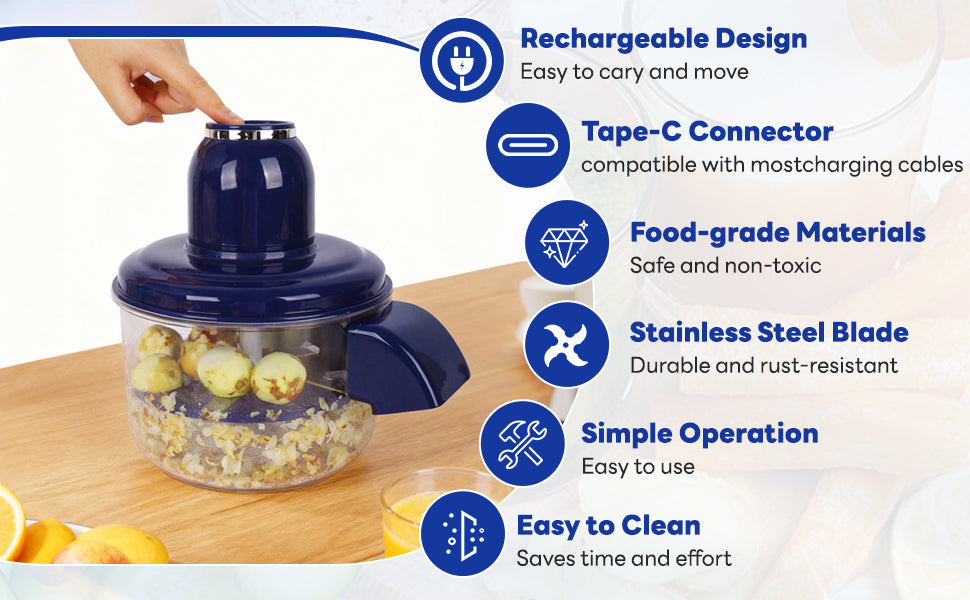Portable Electric Fruit & Vegetable Peeler